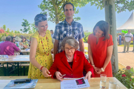 KRŠTENJE NOVE RUŽE NA JUBILEJU 150 god. Praskac Pflanzenland