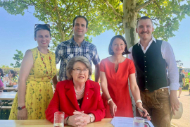 KRŠTENJE NOVE RUŽE NA JUBILEJU 150 god. Praskac Pflanzenland