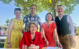 BAPTISM OF A NEW ROSE ON THE 150TH JUBILEE OF Praskac Pflanzenland